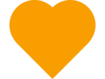 Herz Icon orange